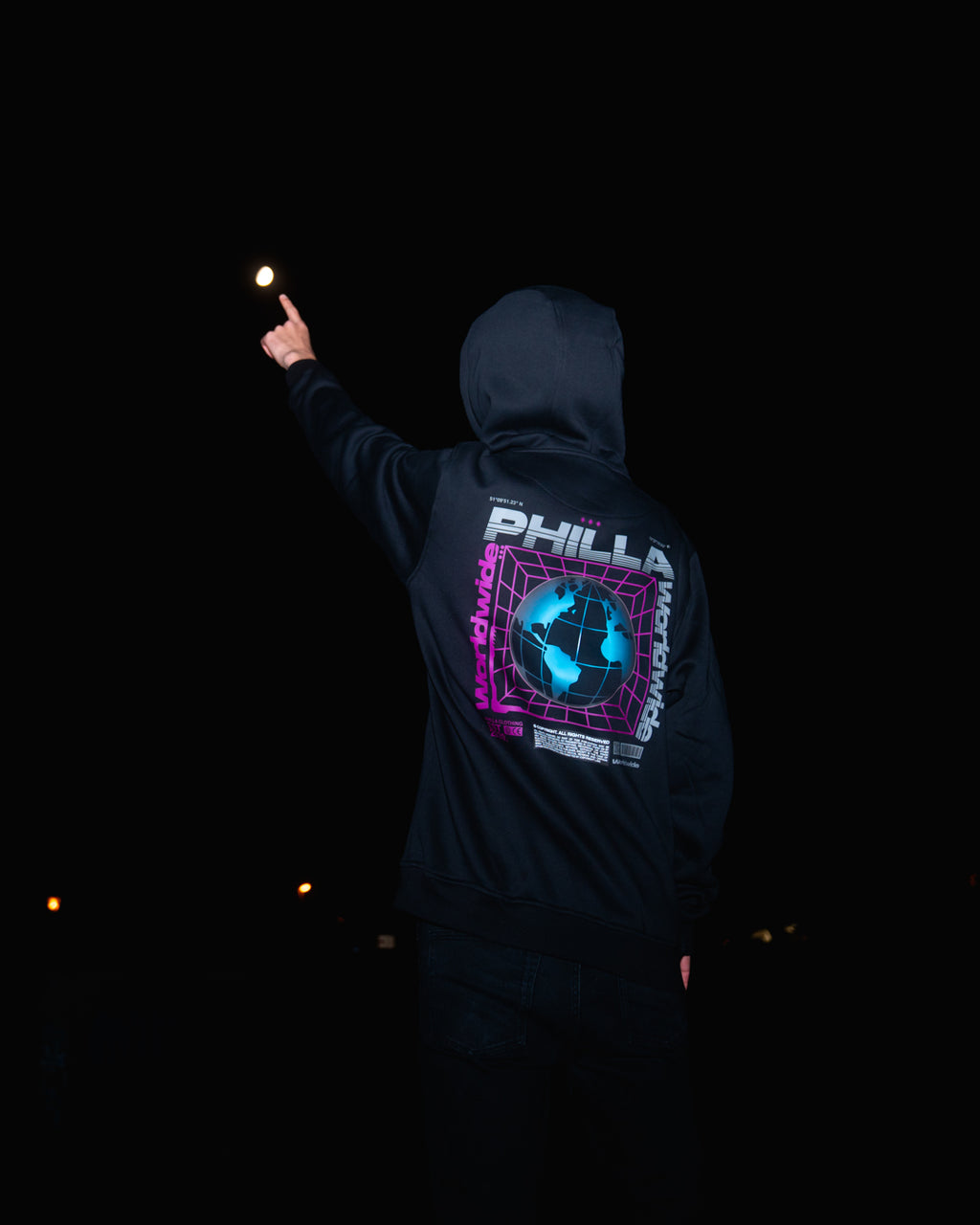 PHILLA Hoodie "Worldwide"